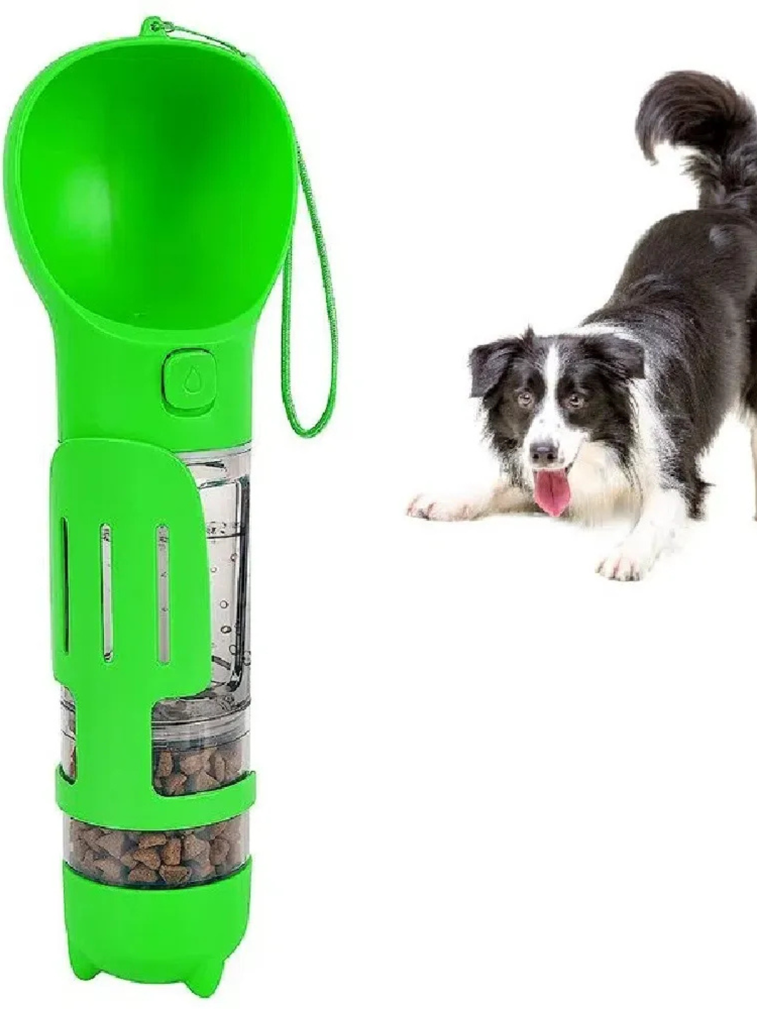 Botella Portátil 4 En 1 Multifuncional Para Mascotas